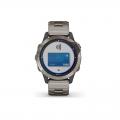   Garmin Quatix 6 Titanium - Titanium Gray with Titanium Band